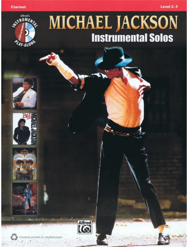 Pouze Dnes Michael Jackson (noty na klarinet) (+audio)