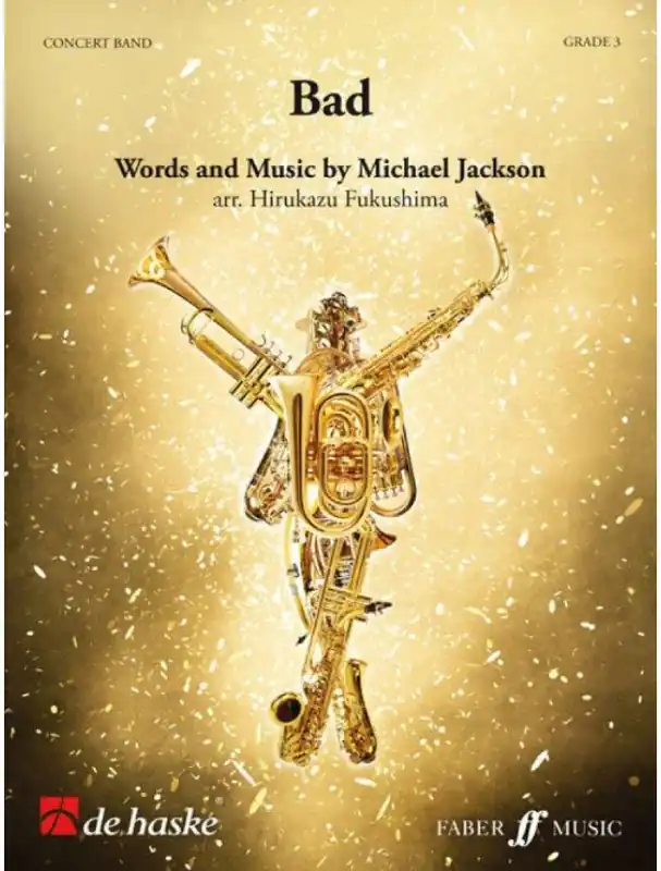 Originální Michael Jackson Bad (noty pro koncertní orchestr, party, partitura)