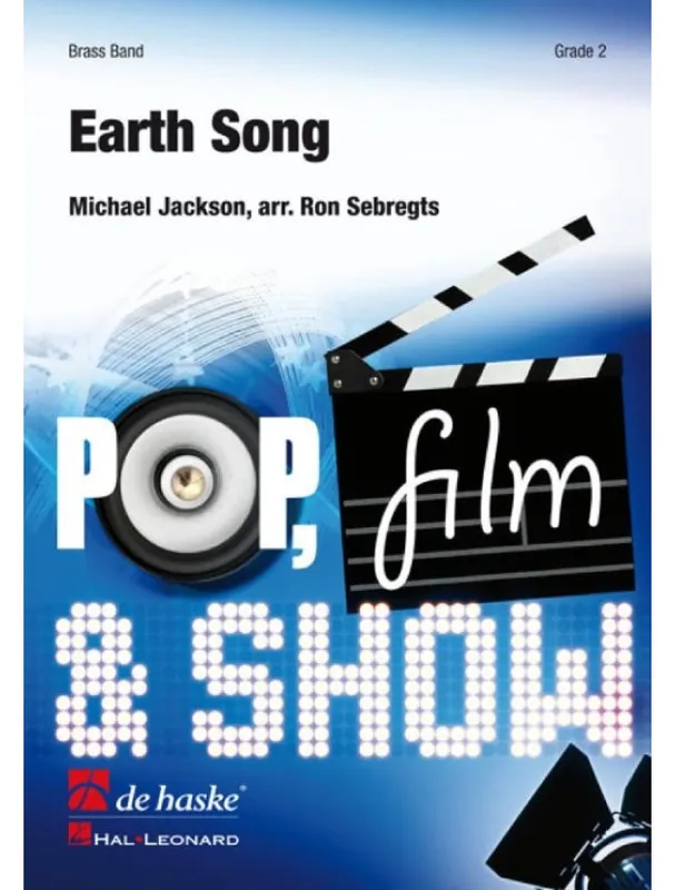 Michael Jackson Earth Song (noty pro dechový žesťový orchestr, party, partitura) Výprodej