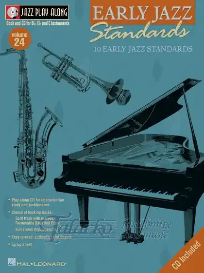 Jazz Play Along Volume 24 - Early Jazz Standards + CD Expresní Doručení