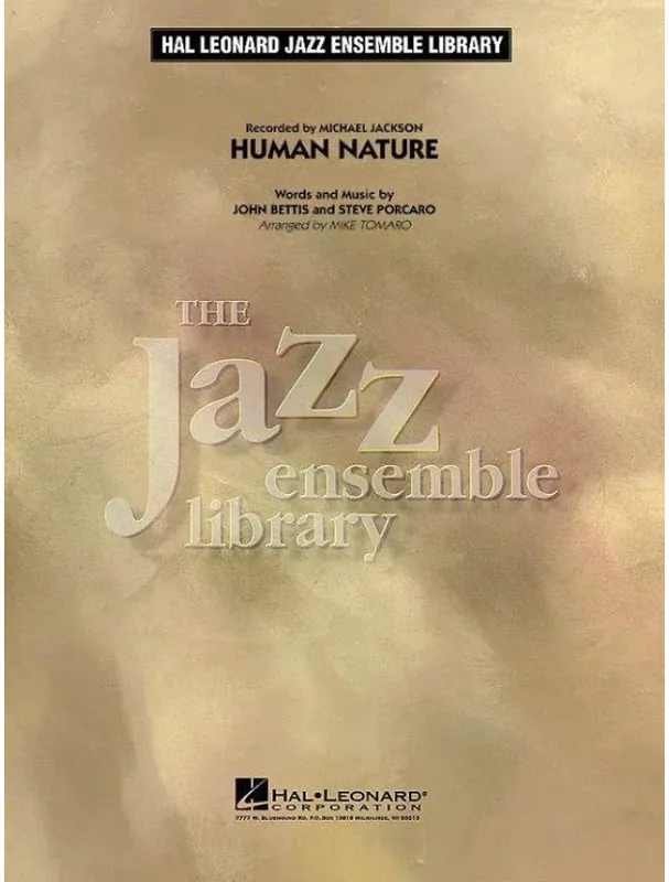 Michael Jackson Human Nature (noty pro jazzový orchestr, party, partitura) Cenový Hit