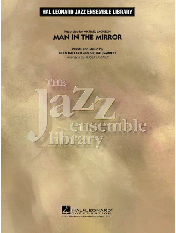 Koupit Online Michael Jackson Man in the Mirror (noty pro jazzový orchestr, party, partitura)