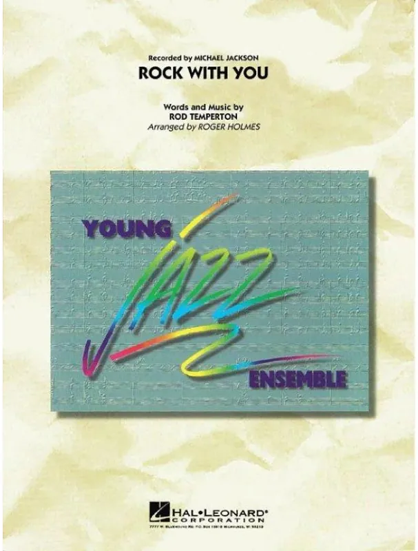 Vysoce Kvalitní Michael Jackson Rock with You (noty pro školní jazzový orchestr, party, partitura)