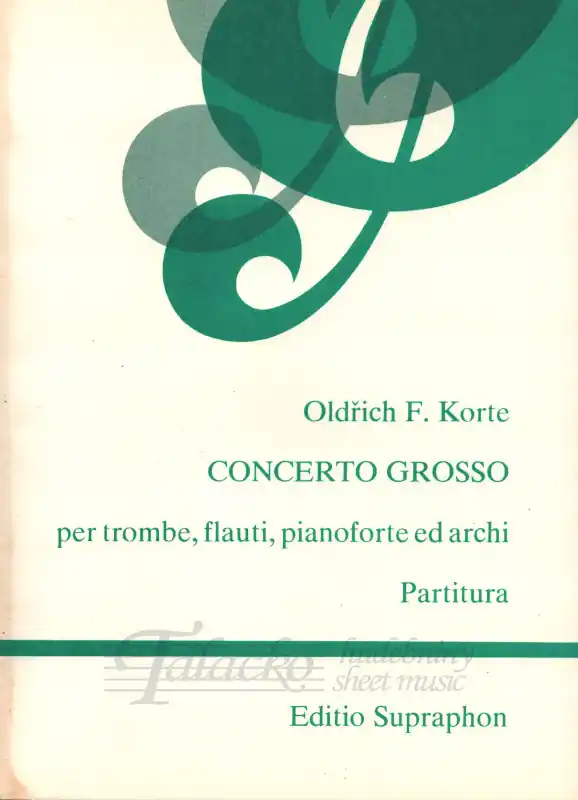 Concerto grosso pro dvě trubky, dvě flétny, klavír a smyčce Vrácení Zdarma