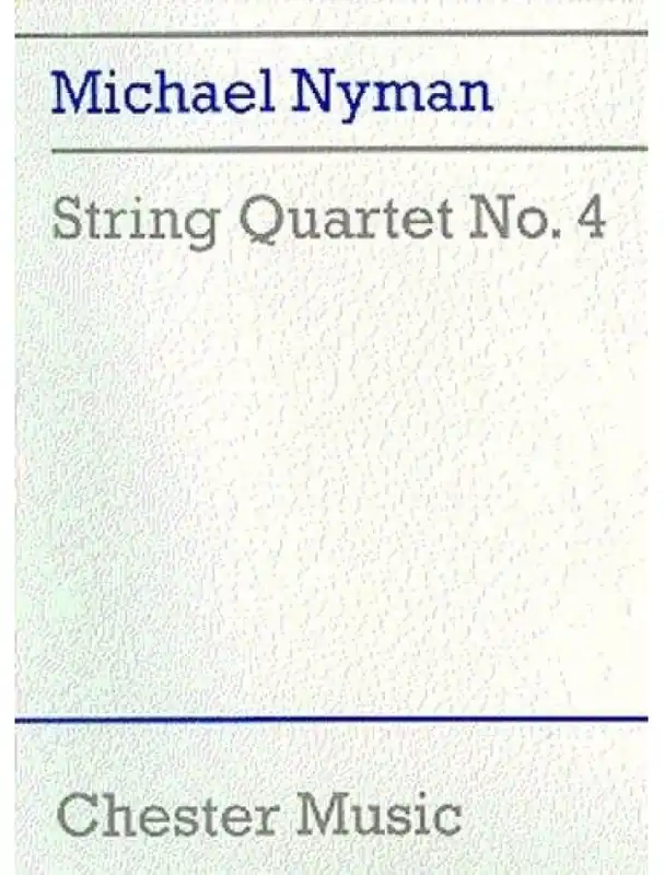 Michael Nyman String Quartet No. 4 Score (noty, smyčcový kvartet) Vrácení Zdarma