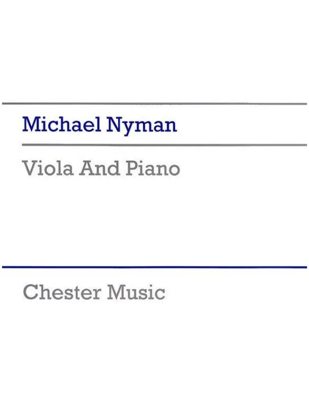 Nejlepší Cena Michael Nyman Viola And Piano (noty na violu, klavír)