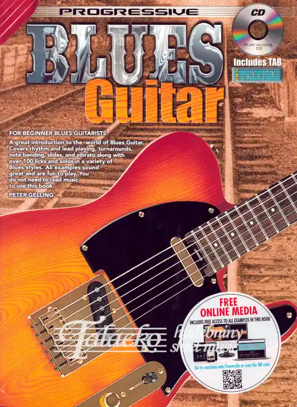 Progressive Blues Guitar (Book/Online Audio) Sezónní Sleva