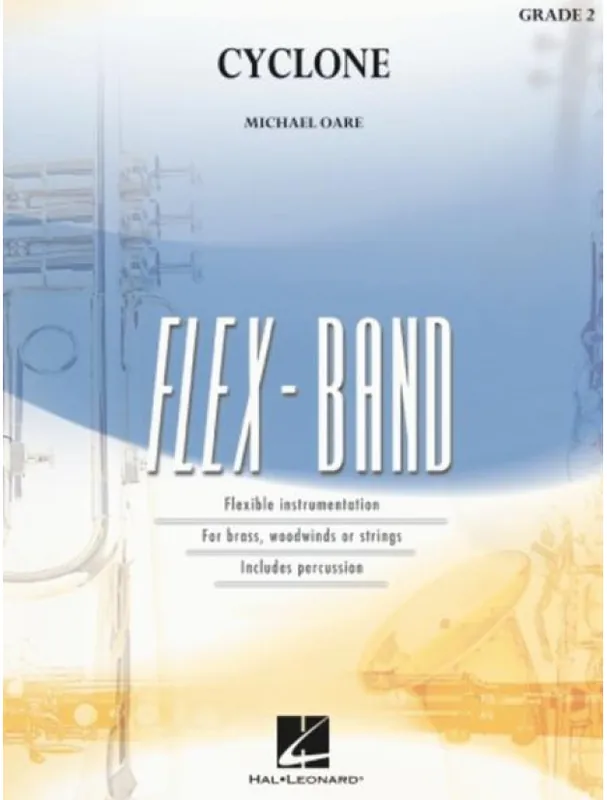 Michael Oare Cyclone (noty pro flexibilní orchestr, party, partitura) Expresní Doručení