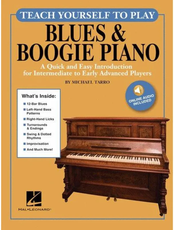 Super Cena Michael Tarro Teach Yourself To Play Blues & Boogie Piano (noty na sólo klavír) (+audio)
