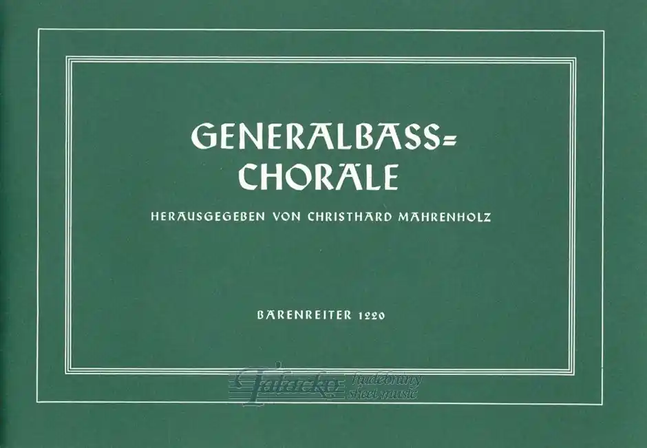 Generalbaß-Choräle Odeslání Ihned
