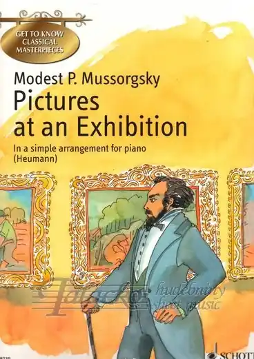 Ověřený Pictures at an Exibition in a simple arrangement