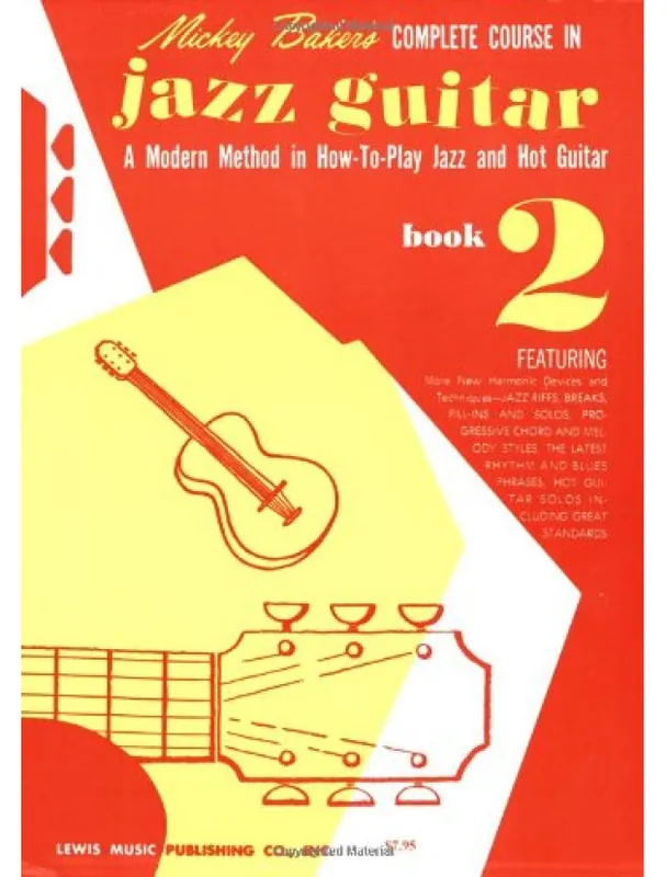 Značkový Mickey Baker‘s Complete Course in Jazz Guitar 2 (noty na kytaru)