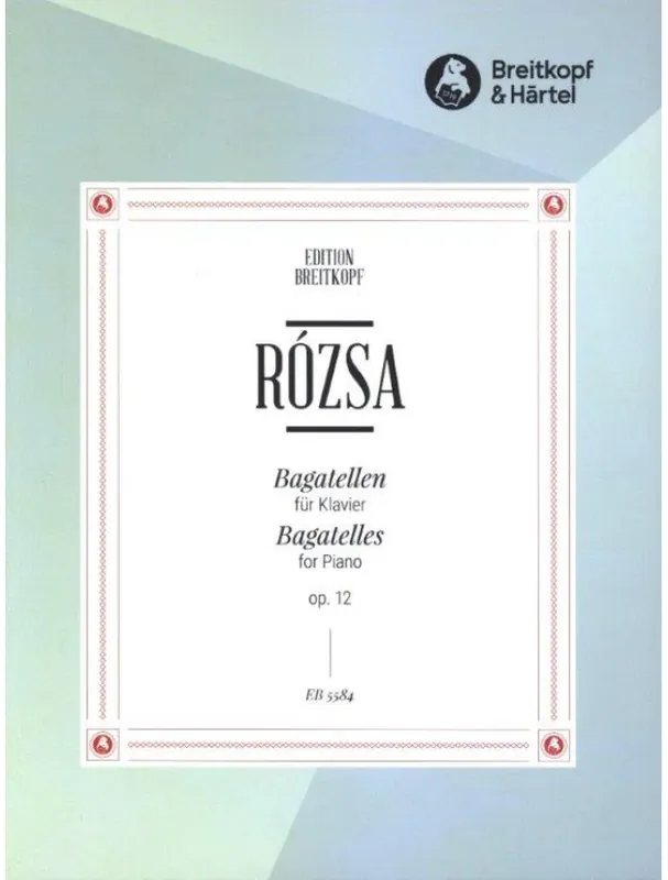 Miklós Rózsa Bagatellen op. 12 (noty na klavír) Akce