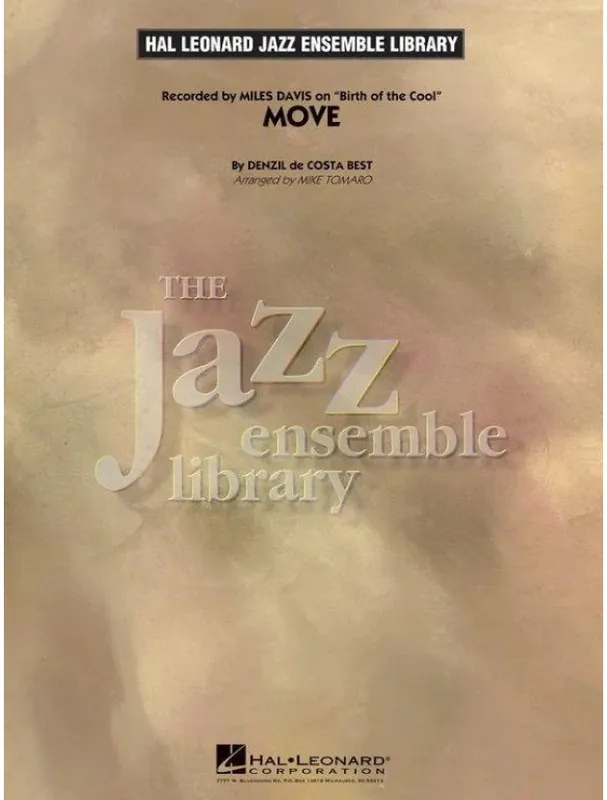 Miles Davis Move (noty pro jazzový orchestr, party, partitura) Nová Kolekce