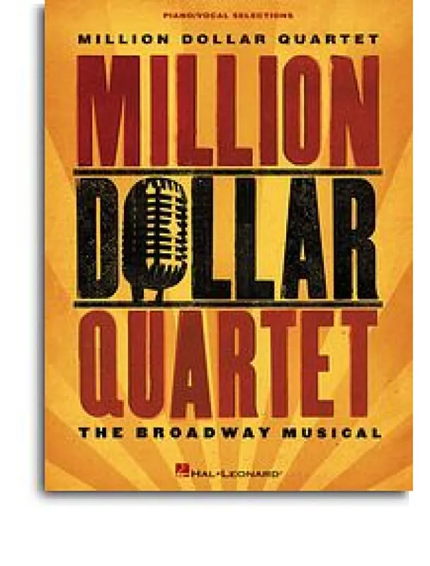 Omezená Nabídka Million Dollar Quartet - Vocal Selections (noty, akordy, texty, klavír, kytara, zpěv)