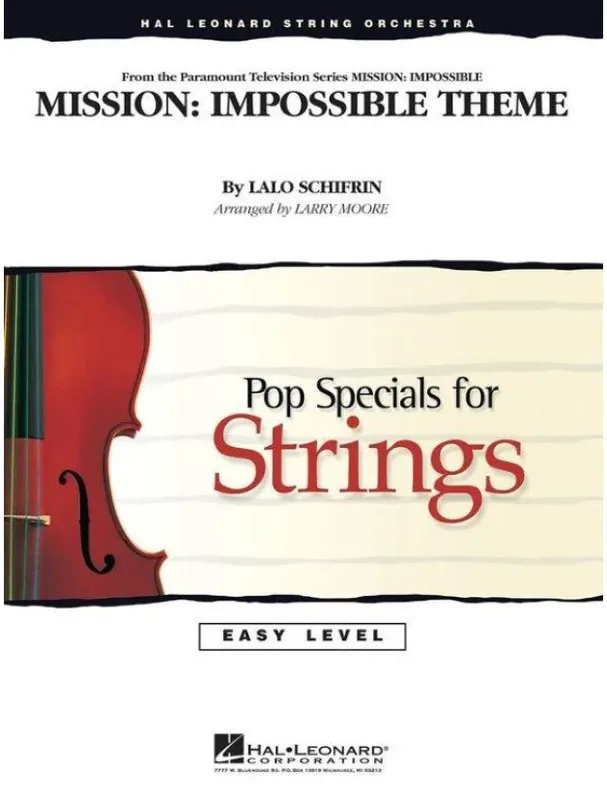 Mission Impossible Theme (snadné noty pro smyčcový orchestr, party, partitura) Bezpečná Platba