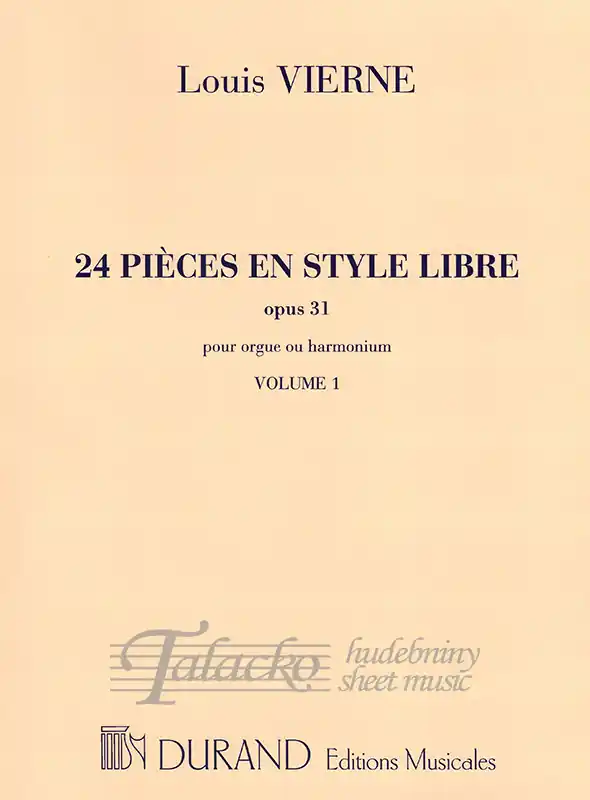 Značkový 24 Pieces en Style Libre op.31 - Volume 1 No. 1-12