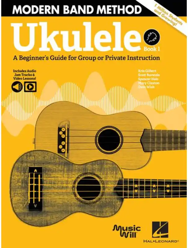 Modern Band Method - Ukulele, Book 1 (noty, tabulatury)(+audio+video) Značkový