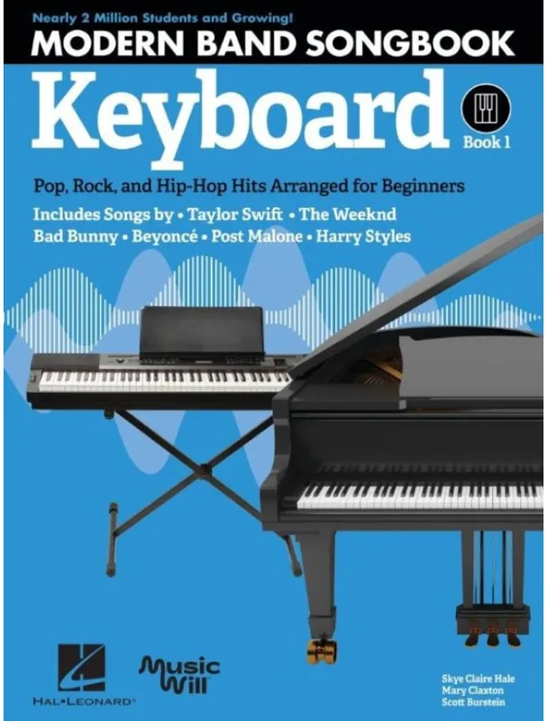Oblíbený Modern Band Method Keyboard Songbook 1 (noty na keyboard)