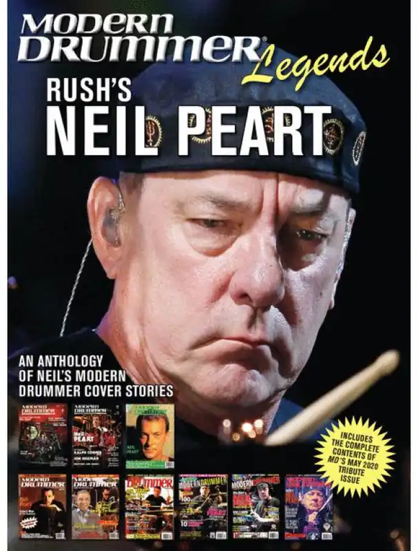 Levný Modern Drummer Legends Rush‘s Neil Peart (kniha v angličtině)