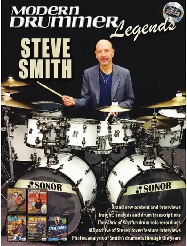 Top Prodej Modern Drummer Legends Steve Smith (kniha o hudbě)(+audio)