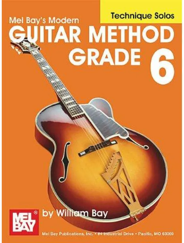 Sleva Modern Guitar Method Grade 6, Technique Solos (noty, tabulatury na kytaru)