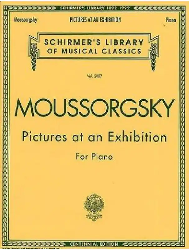 Modest Musorgskij Pictures At An Exhibition (Piano Version) (noty na sólo klavír) Finální Výprodej