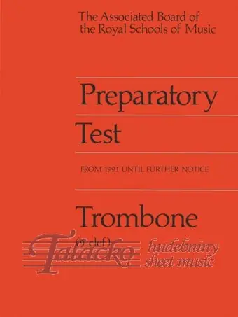 Cenově Výhodný Preparatory Test for Trombone