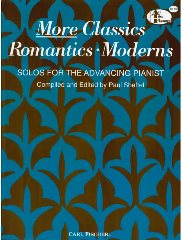 Vrácení Zdarma More Classics, Romantics, Moderns (noty na klavír)
