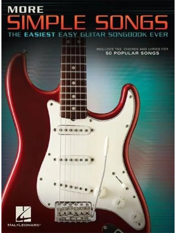 Vrácení Zdarma More Simple Songs The Easiest Easy Guitar Songbook Ever (noty, tabulatury na snadnou kytaru)