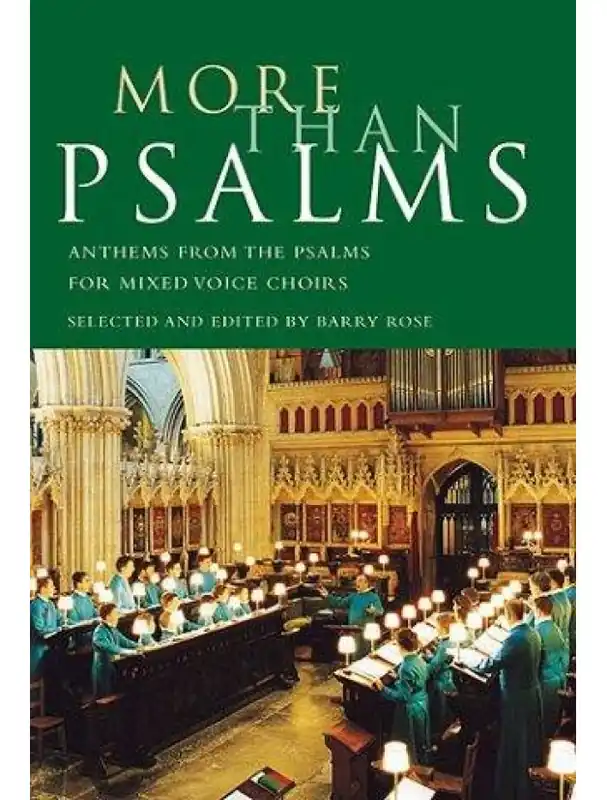 More Than Psalms - SATB (noty na sborový zpěv, klavír) Časově Omezené