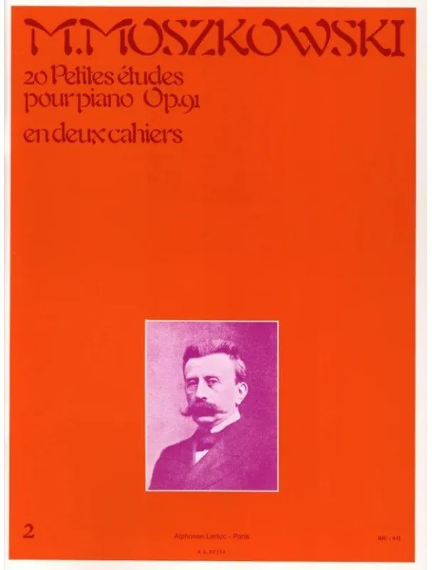 Moritz Moszkowski 20 Petites Études pour piano, Op. 91, cahier 2 (noty na klavír) Nejlepší Volba
