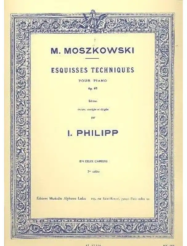 Ihned K Objednání Moritz Moszkowski Esquisses Techniques Op.97, Vol.2 (noty na klavír)