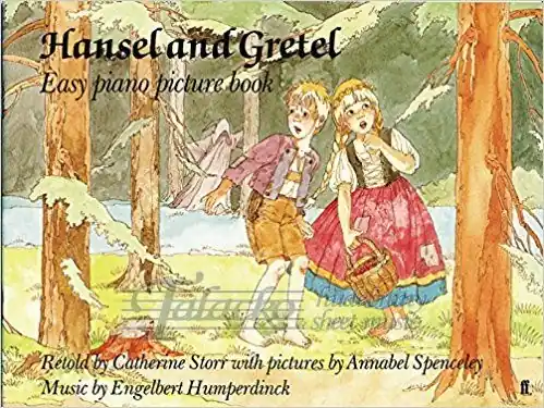 Hansel and Gretel Easy Piano Picture Book Top Prodej
