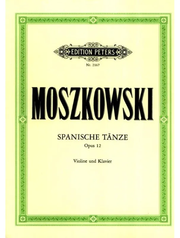 Zlevněný Moritz Moszkowski Spanische Tanze Op.12 (noty na housle, klavír)