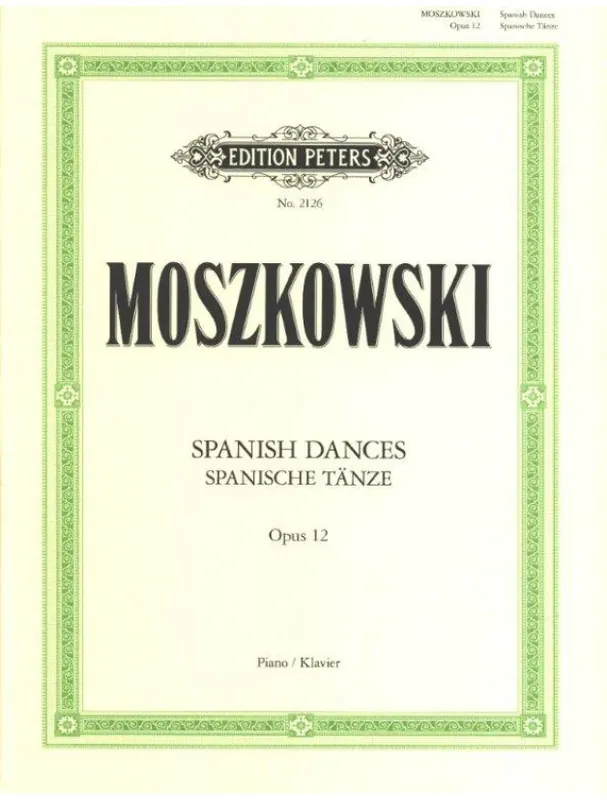 Moritz Moszkowski Spanische Tanze Op.12 (noty na klavír) Výhodná Nabídka