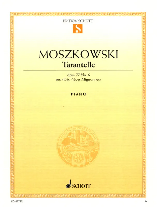 Odeslání Ihned Moritz Moszkowski Tarantelle op. 77/6 (noty na klavír)