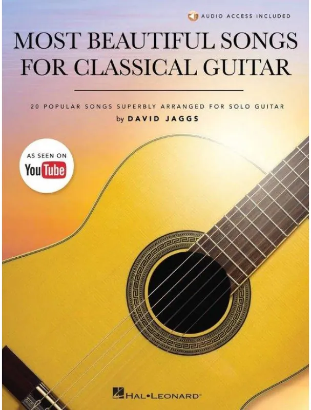 Most Beautiful Songs for Classical Guitar (noty, tabulatury na kytaru)(+audio) Nová Kolekce