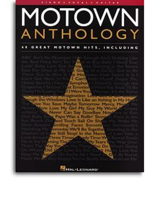 Omezená Nabídka Motown Anthology (noty, akordy, texty, klavír, kytara, zpěv)