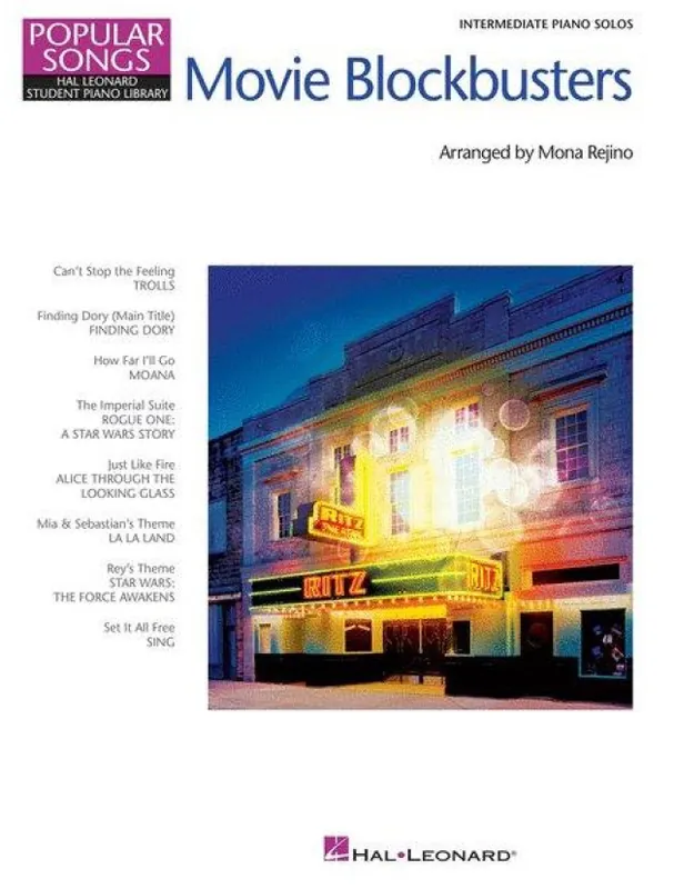 Movie Blockbusters 8 Great Arrangements For Intermediate Piano Solo (noty na sólo klavír) Bezpečná Platba