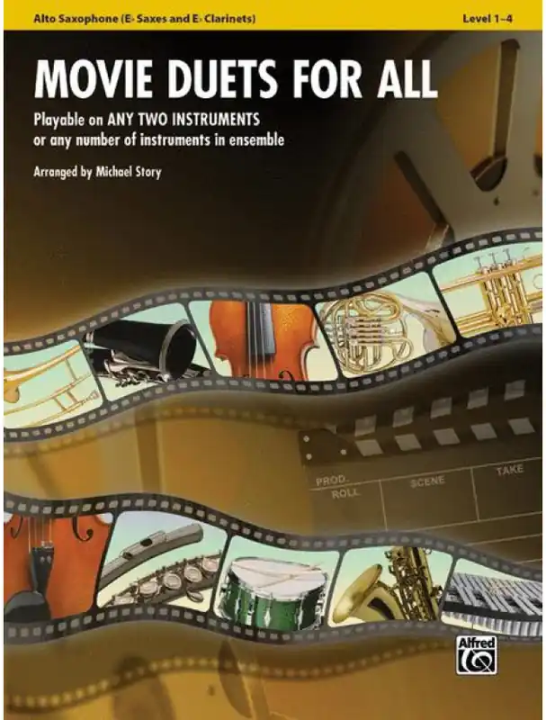 Movie Duets for All (noty na klarinet, Eb klarinet) Akční Nabídka
