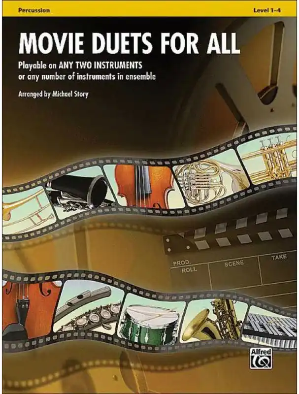 Pouze Dnes Movie Duets for All (noty na perkuse)