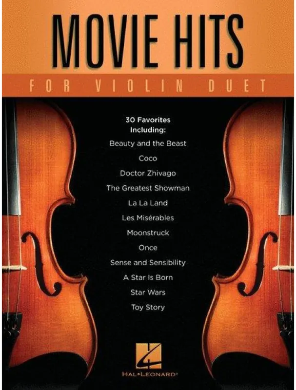 Víkendová Akce Movie Hits for Violin Duet (noty na 2 housle)