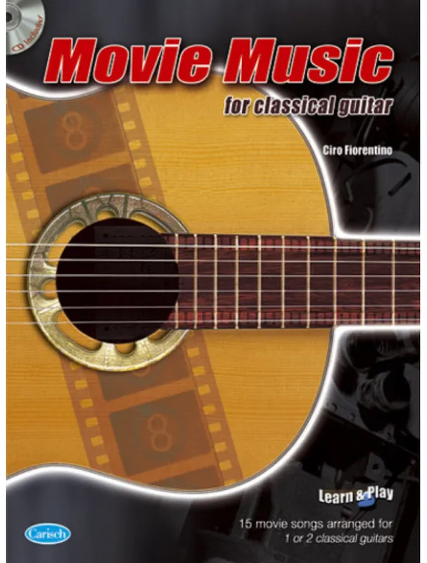Originální Movie Music For Classical Guitar (noty na kytaru)