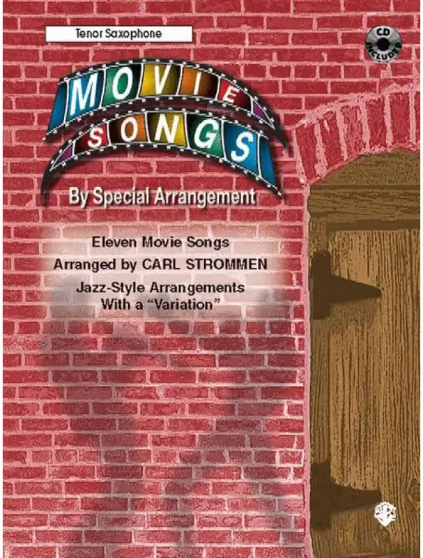 Movie Songs by Special Jazz-Style Arrangement (noty na tenorsaxofon) (+audio) Nakupujte Hned