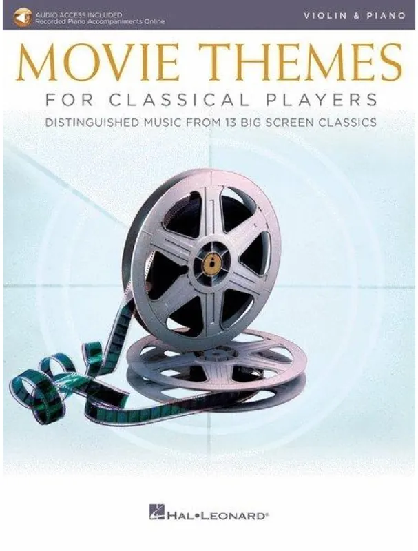 Ověřený Movie Themes for Classical Players (noty na housle, klavír) (+audio)