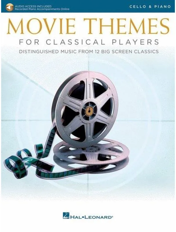 Vrácení Zdarma Movie Themes for Classical Players (noty na violoncello, klavír) (+audio)