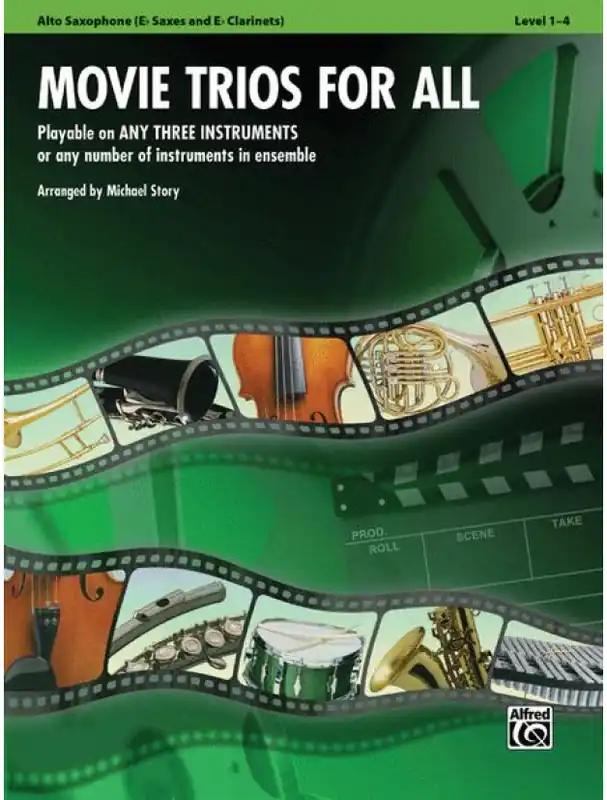Ihned K Objednání Movie Trios for All (noty na altsaxofon, Eb klarinet)