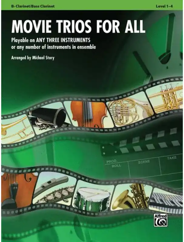 Akce Movie Trios for All (noty na Bb klarinet, basklarinet)