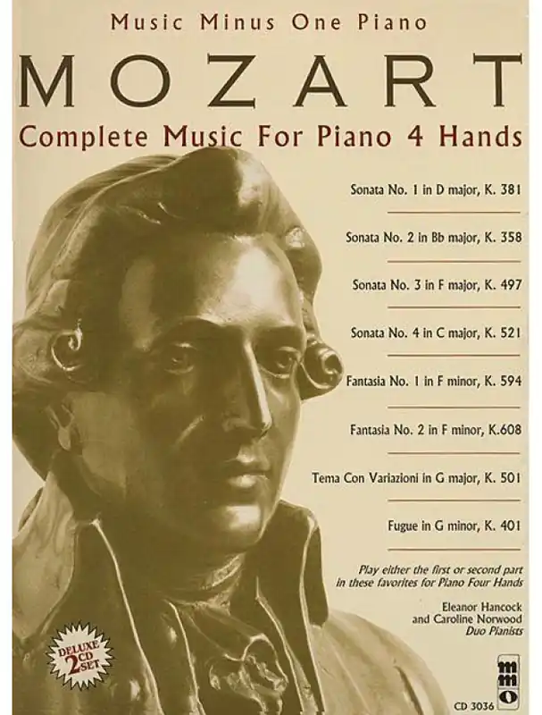Objednat Nyní Mozart Complete Music for Piano, 4 Hands (noty na čtyřruční klavír) (+audio)